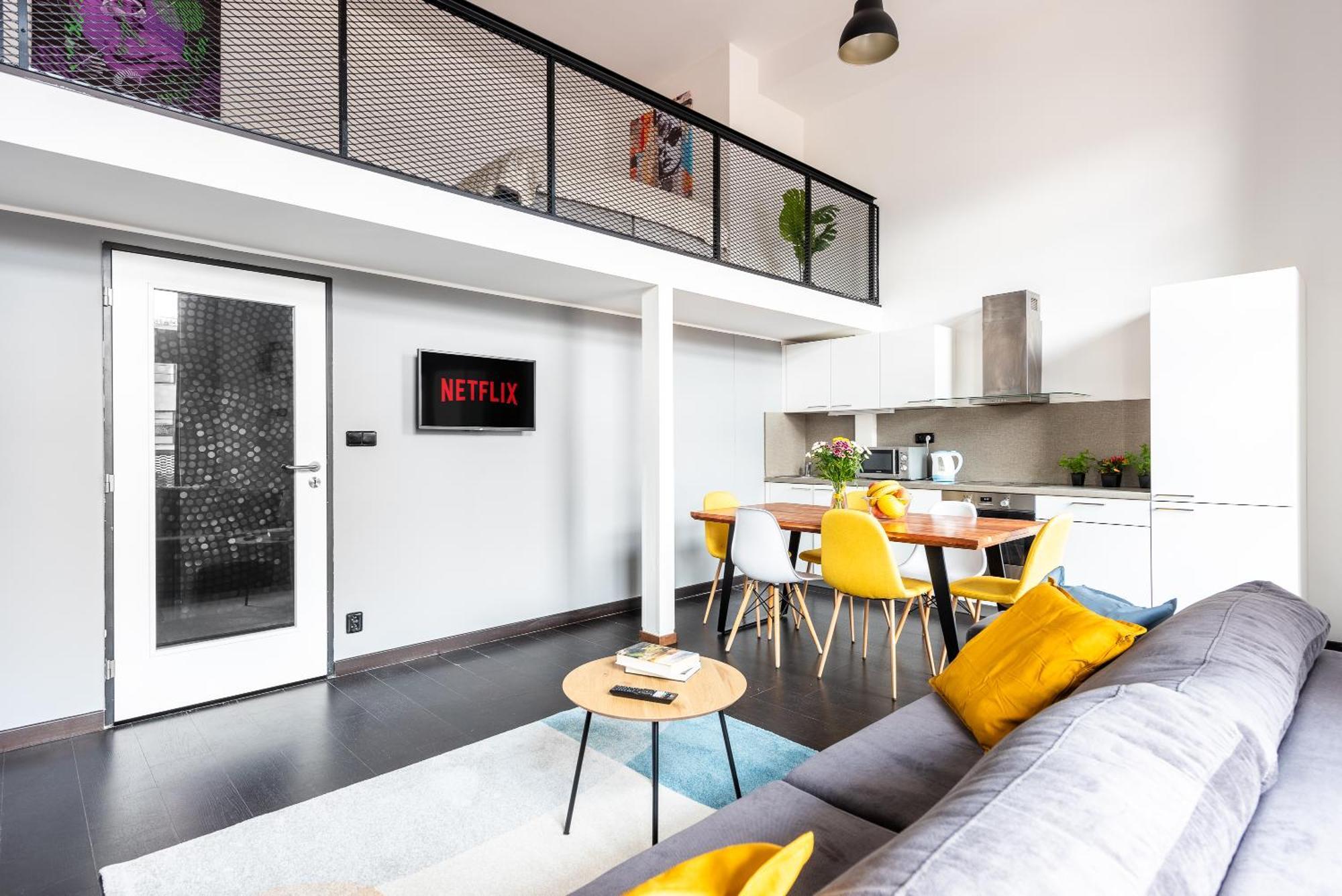 Apartmán Duplex With 3 Bedrooms Praha